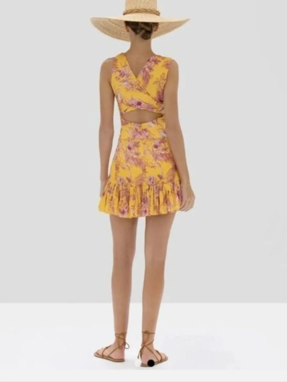 ALEXIS Cassara Floral Mini Dress Size M